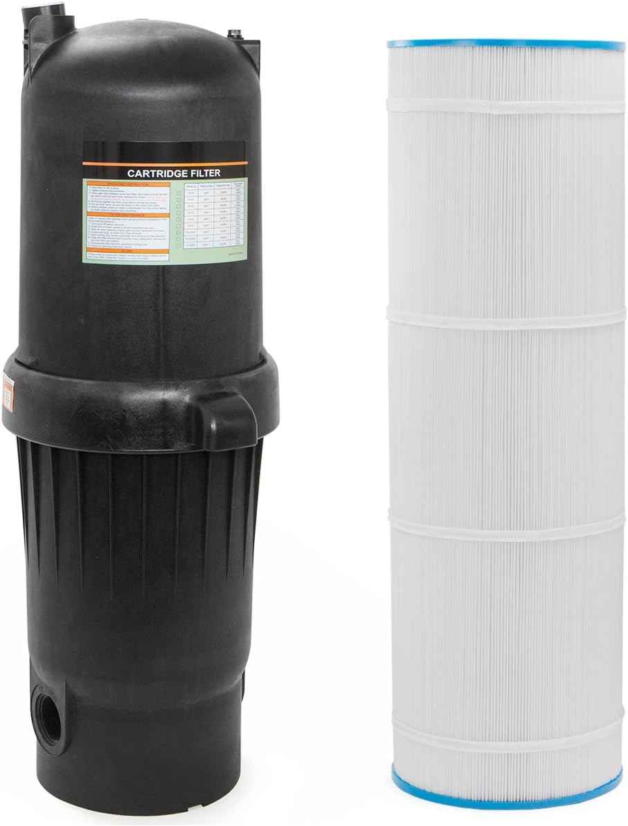 XtremepowerUS 120sqf Pool Cartridge Filter, In-Ground Swimming Pool and Spa