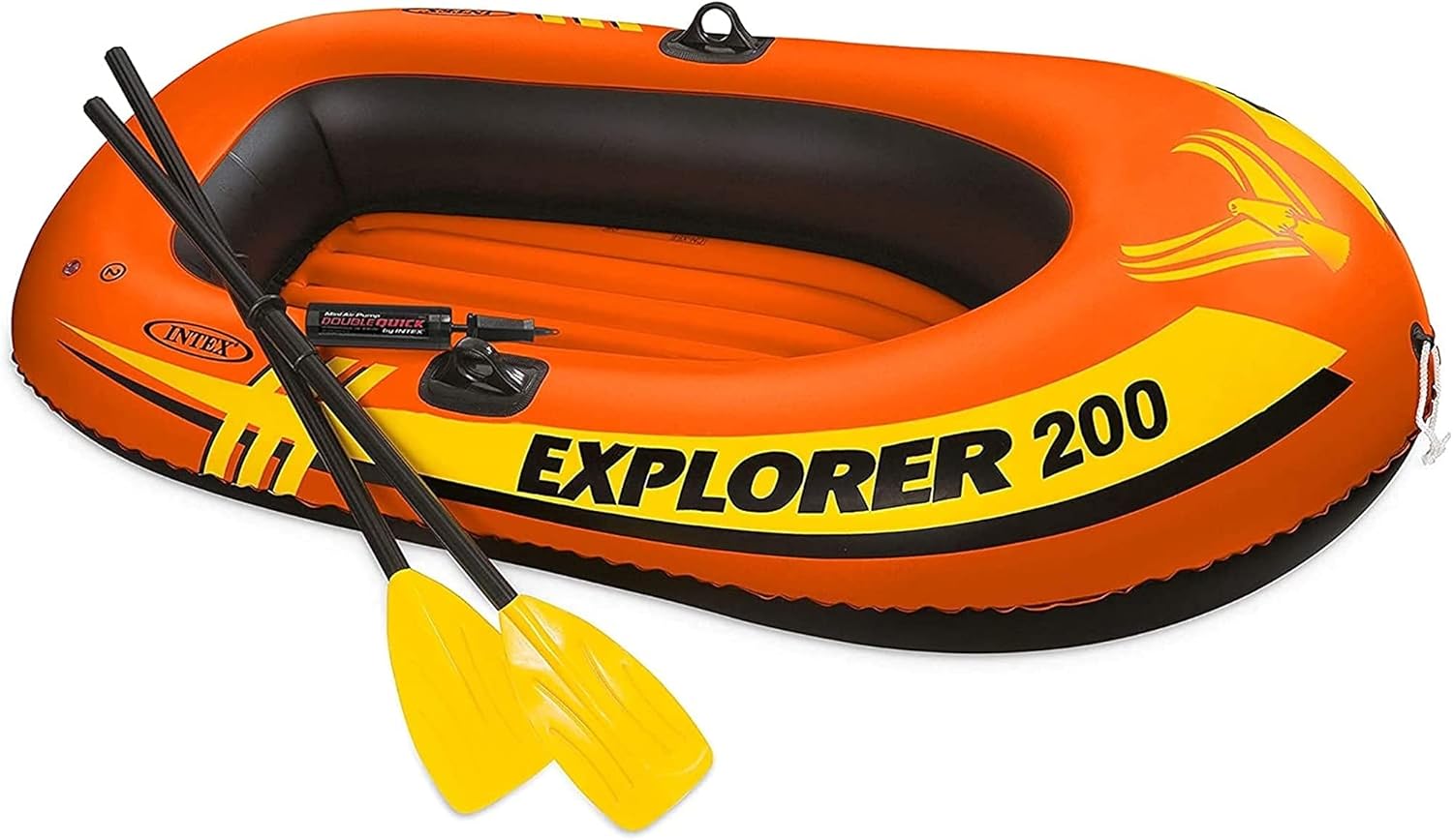 Inflatable Boat Set for Adults - Inflatable Fishing Boat, 2 Person Inflatable Kayak with Oars, Pump, Water Rafts for Lake, Pool 2 Kayak Water Sports