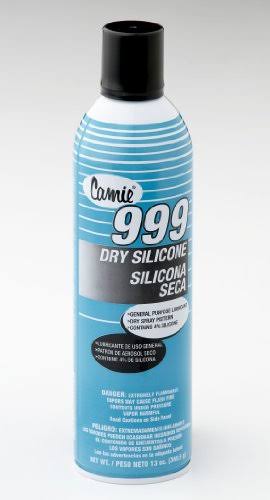 Camie 999 Industrial Professional Dry Silicone Spray Release Agent Lubricant - Colorless Non - Staining - Twelve 13oz. Cans per