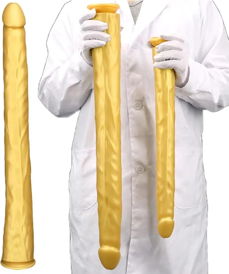 22.8" Extra Long Realistic Dildos, Silicone Huge Dildo with Suction Cups for Prostate Stimulation Anal Plug