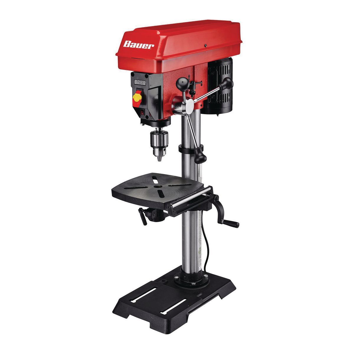 BAUER 12 in. Variable-Speed Drill Press with Laser Alignment