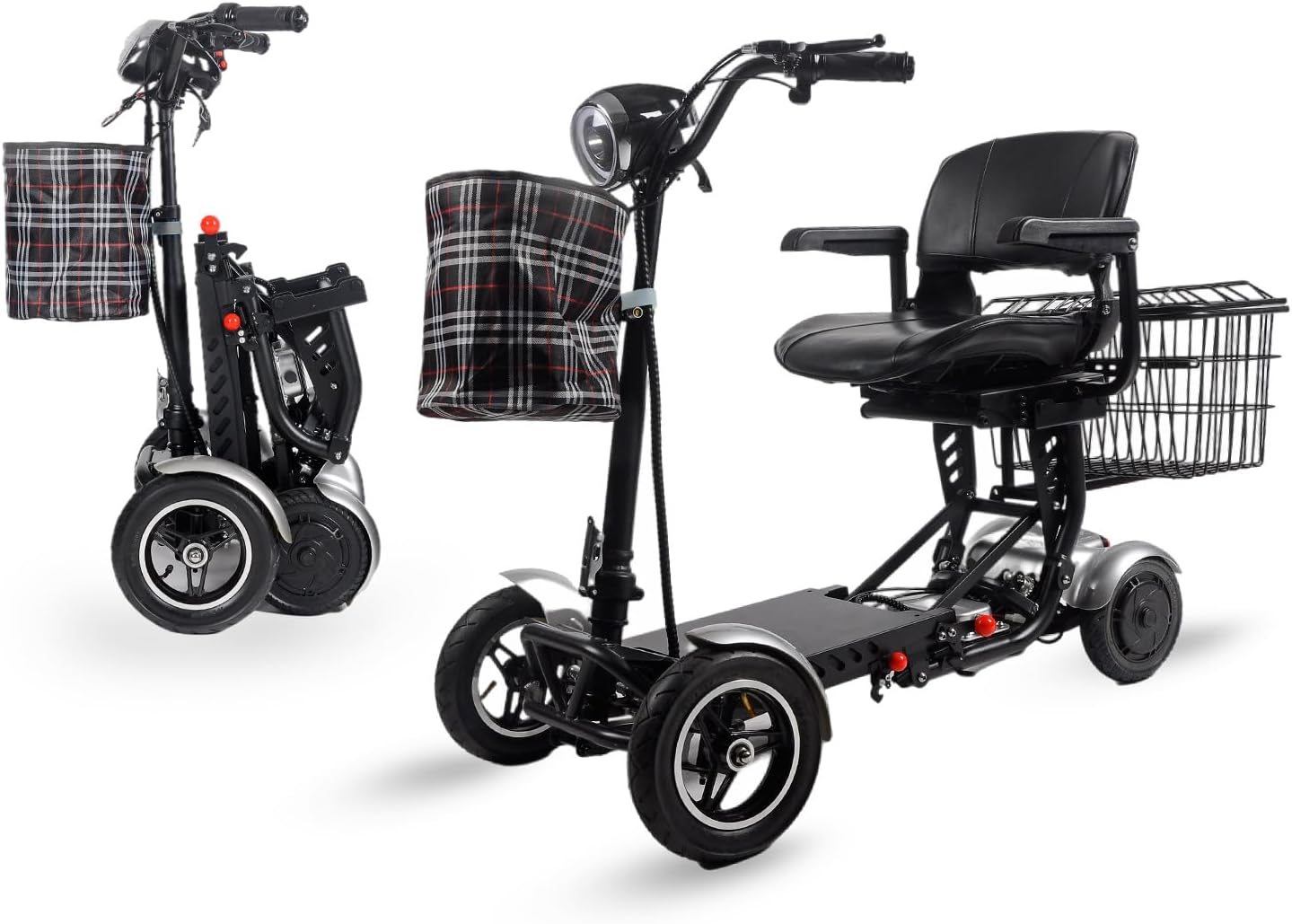 Rubicon FX3 - All Terrain 4 Wheel Mobility Scooter - 25 Mile Long Range - 300lbs Capacity - Folding - Extreme
