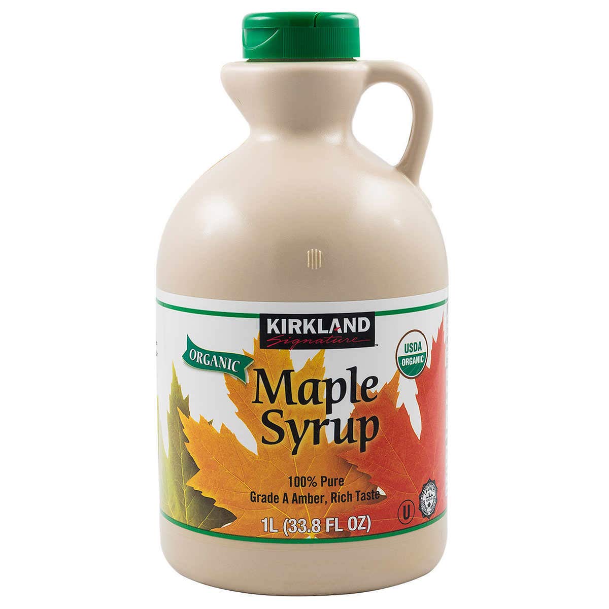 Kirkland Signature Organic Pure Maple Syrup, 33.8 oz (2 Pack)