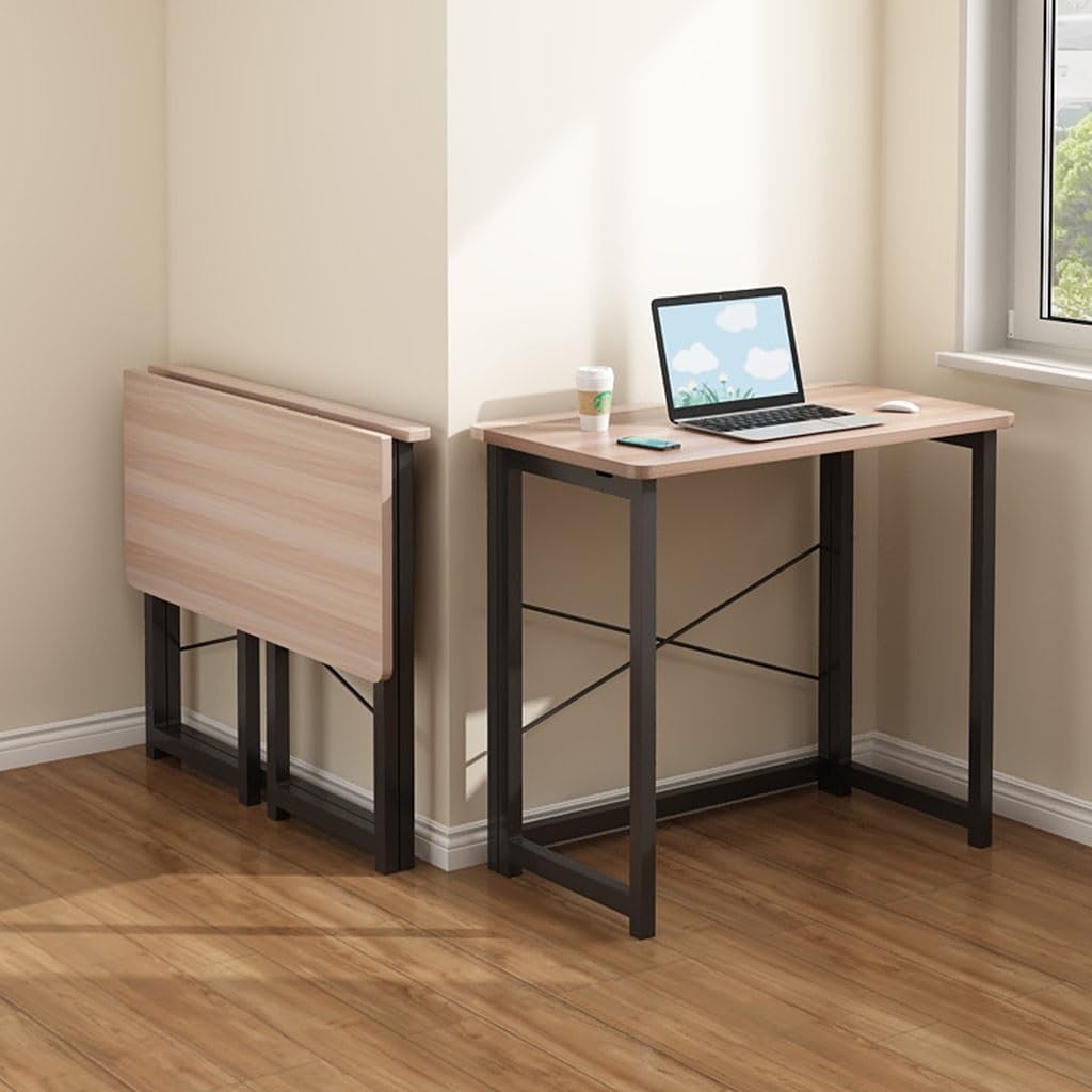 Portable Computer Desk Space-Saving Multi-Functional Standing Desk Folding Easy to Assemble Office Desk for Small Spaces