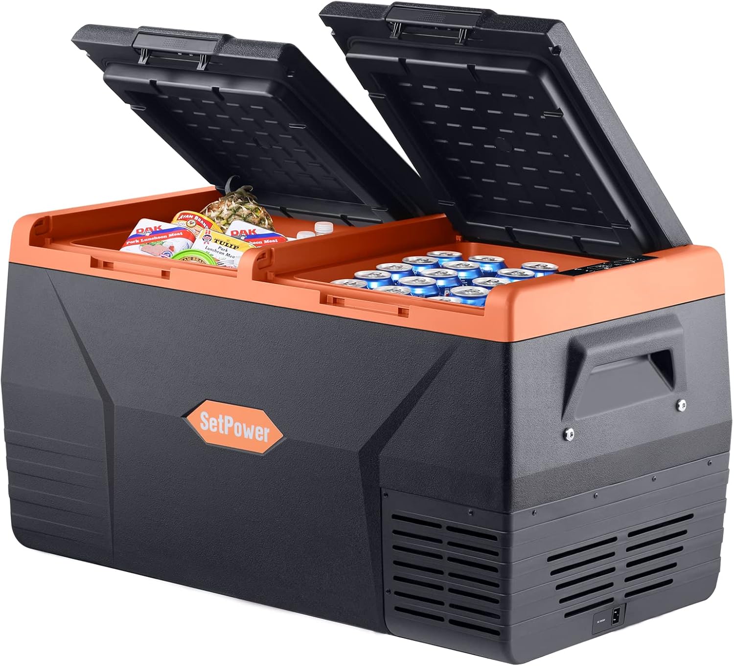 SetPower TC75 Portable Refrigerator, Portable Refrigerator Freezer, Portable Fridge Freezer, 12 volt Refrigerator