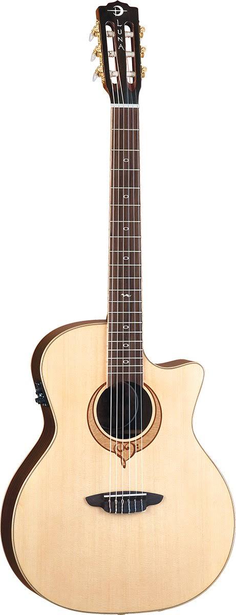 Luna Heartsong Nylon Select Top - USB Acoustic Guitar