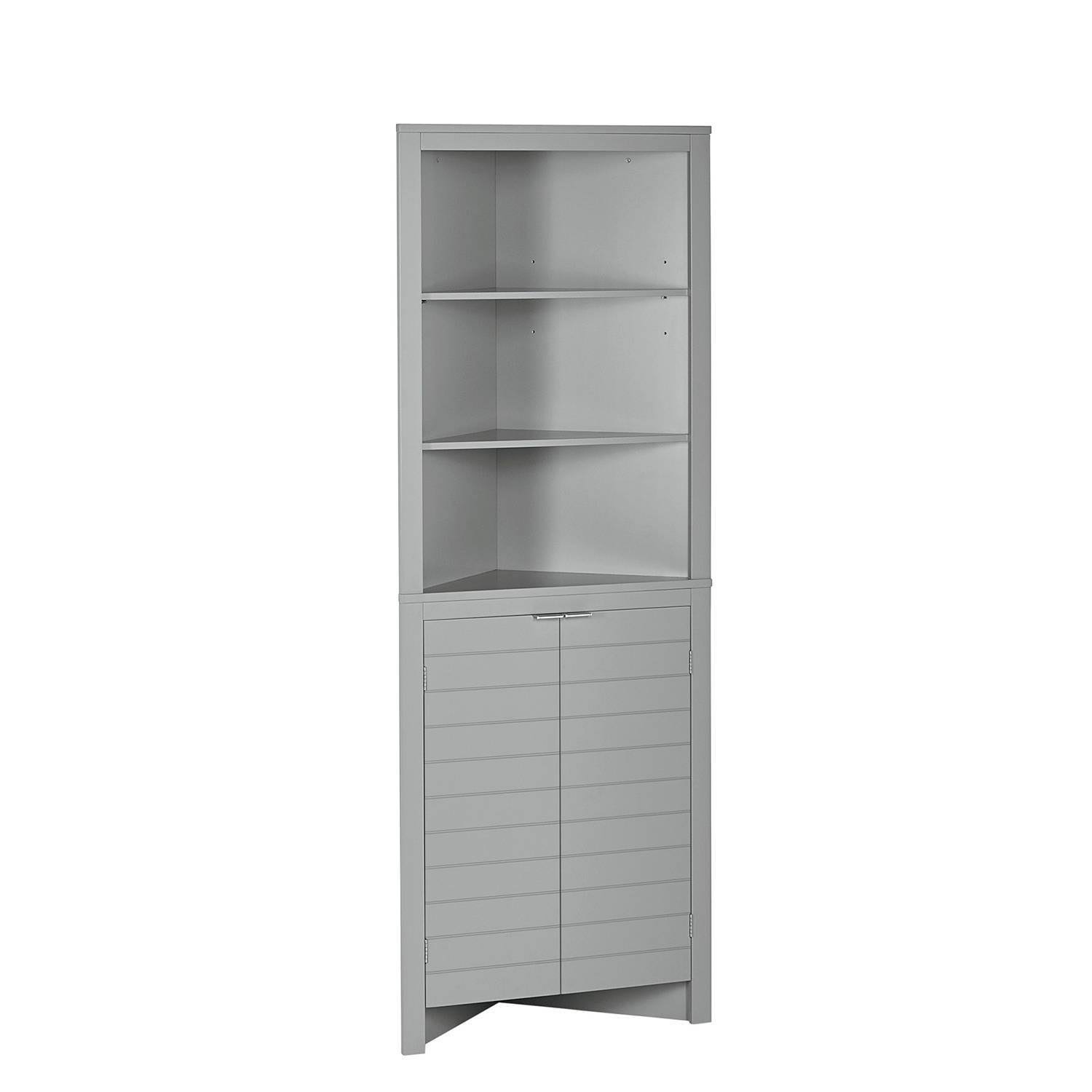 Riverridge Home Madison Tall Corner Cabinet - Gray