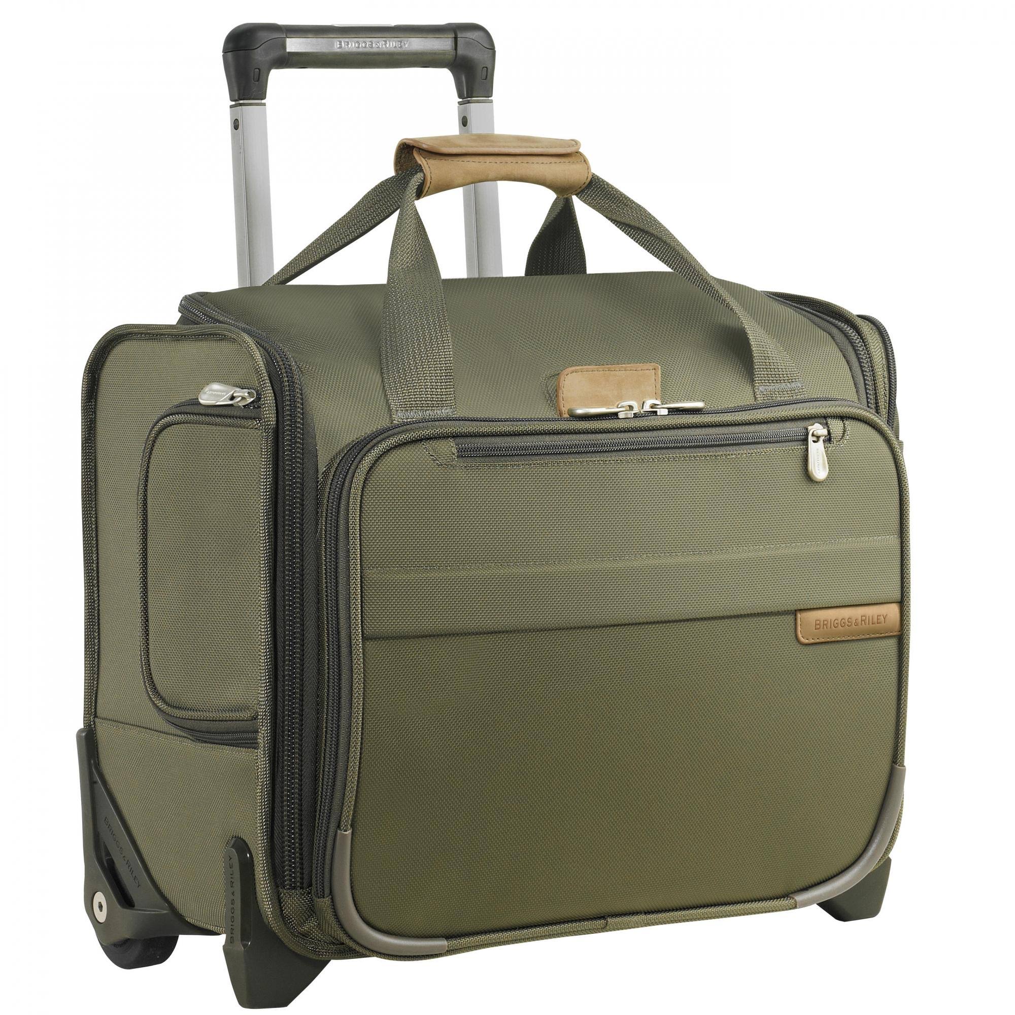 Briggs u0026 Riley Baseline Rolling Cabin Bag - 15.5x22 - Olive