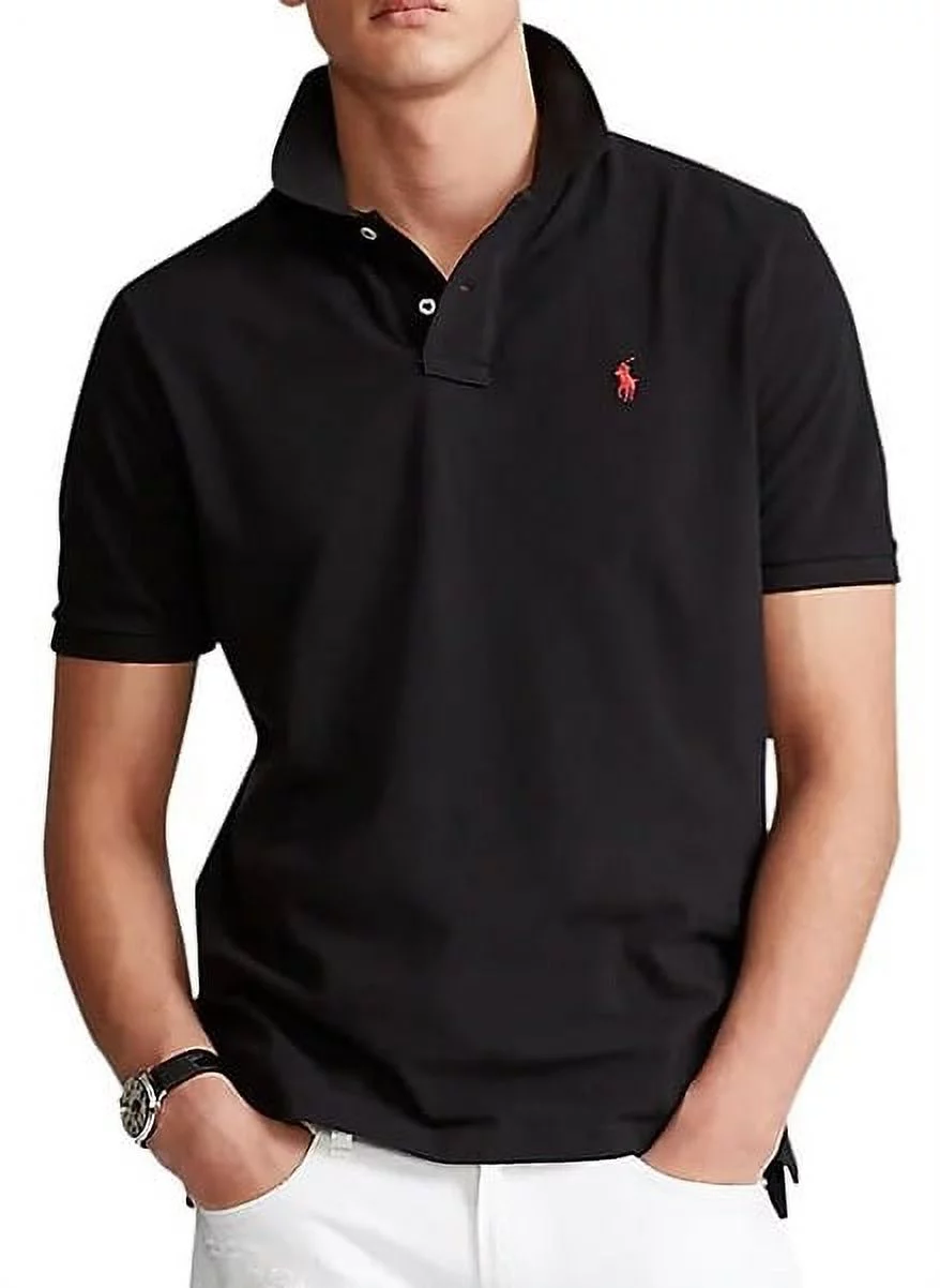 Polo Ralph Lauren POLO BLACK The Iconic Mesh Polo Shirt, US Large