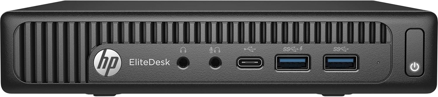 HP EliteDesk 800 G2 Mini Desktop PC – Intel Core i5-6500T 2.5GHz W/8GB DDR4, 256GB SSD, – Windows 10 Professional (Renewed)