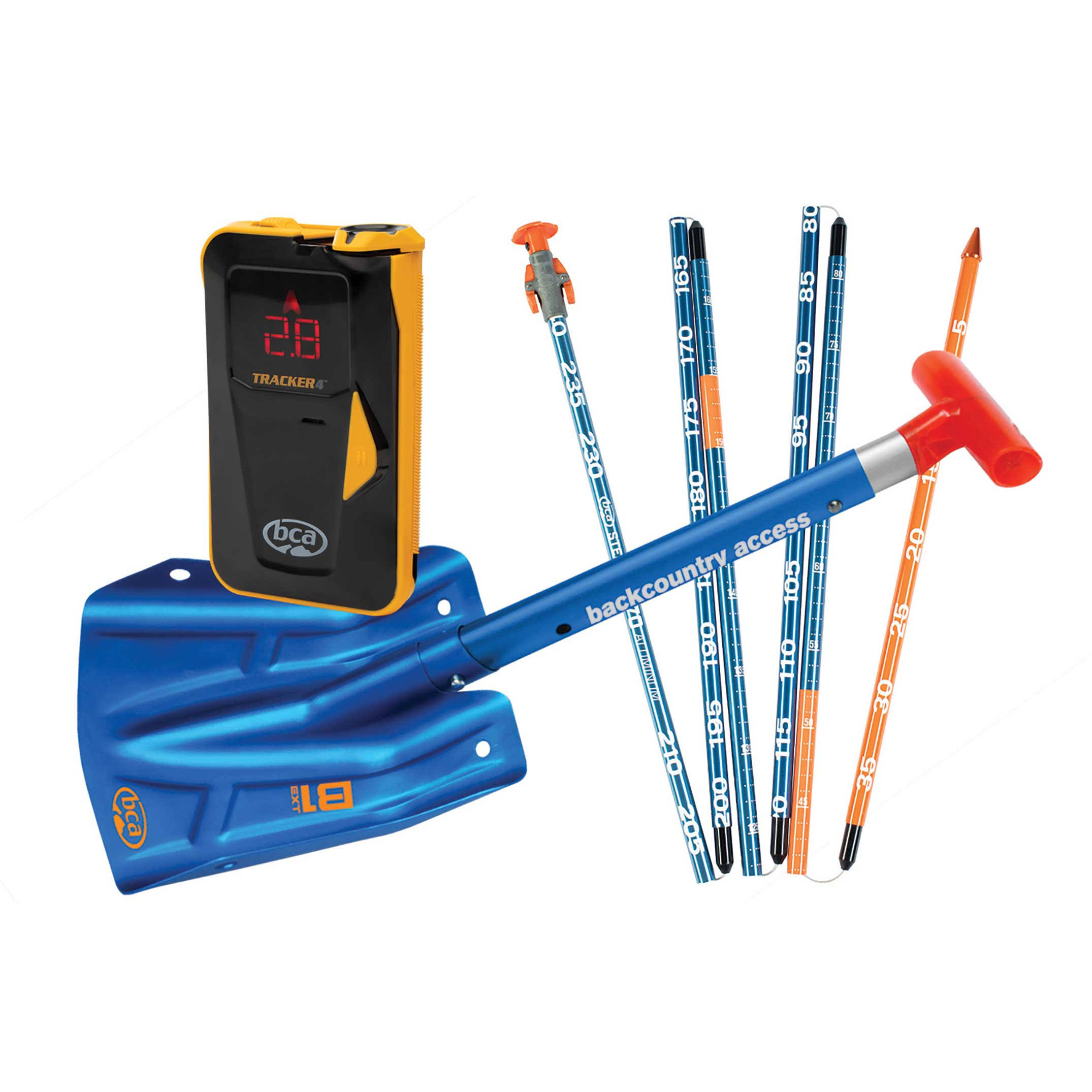 BCA Tracker 4 Rescue Set Black, LVS Device, Touring Equipment