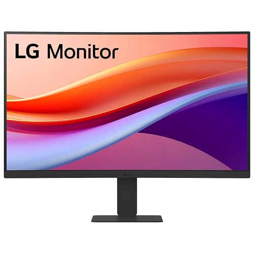 LG 24U421A-B 24-inch Full HD (1920 x 1080) Curved Computer Monitor, 100Hz, 5ms, HDR10, 3-Side Borderless, Switch, HDMI, USB Type-C 15W PD