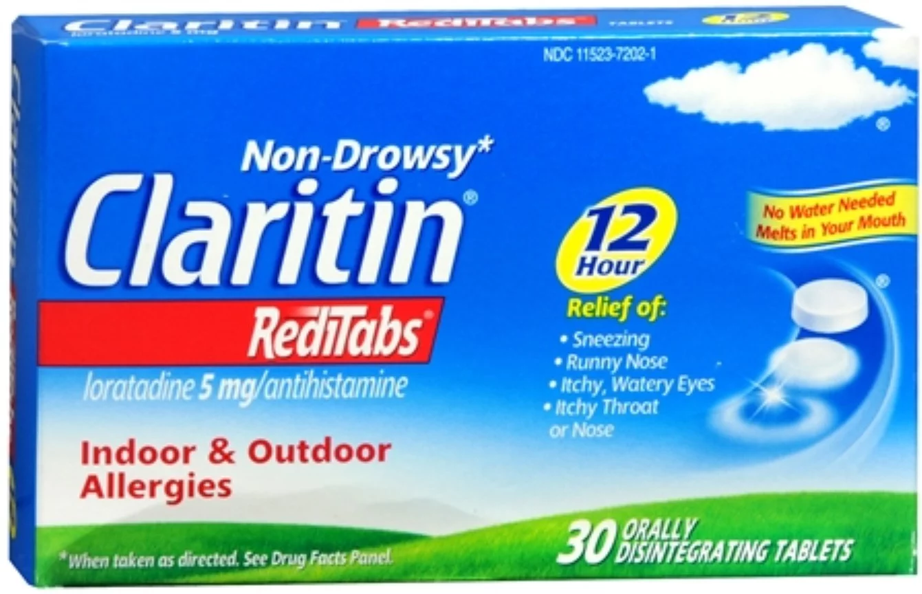 6 Pack - CLARITIN 12 Hour Reditabs 5 mg Orally Disintegrating Tablets 30 Tablets
