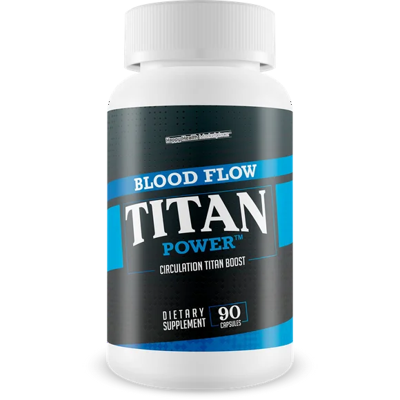 Blood Flow Titan Power Circulation Titan Boost - Our Best Mens Blood Flow Supplement