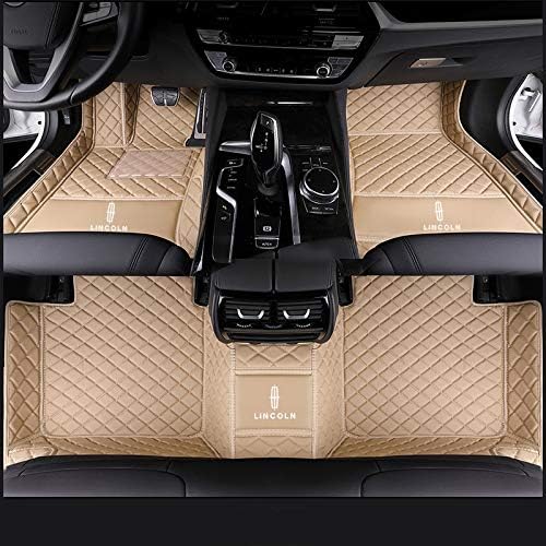 New for Lincoln MKC MKZ MKS MKT MKX Aviator Nautilus Continental 2010-2020 All-Weather car Styling Custom Luxury Leather Floor mat Logo