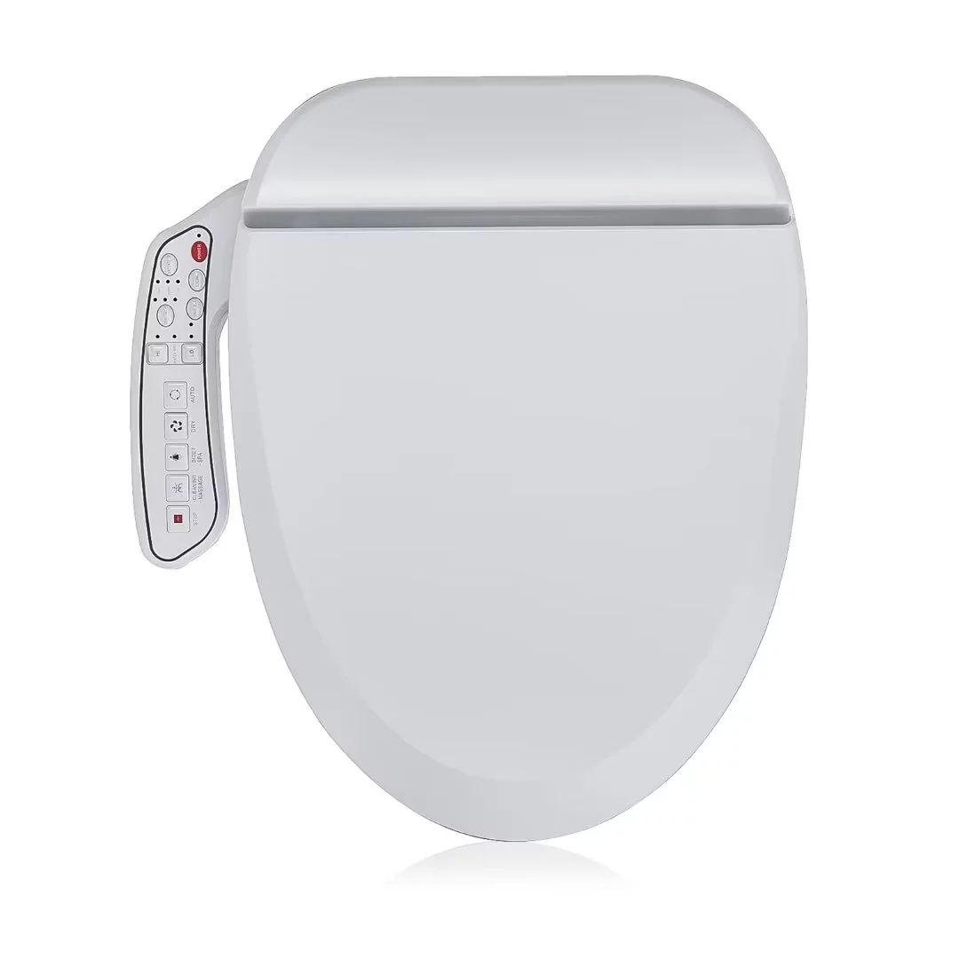ZMJH ZMA102 Elongated Smart Toilet Seat, Unlimited Warm Water, Vortex Wash, Electronic Heated,Warm Air Dryer,Bidet Seat,Rear and Front Wash