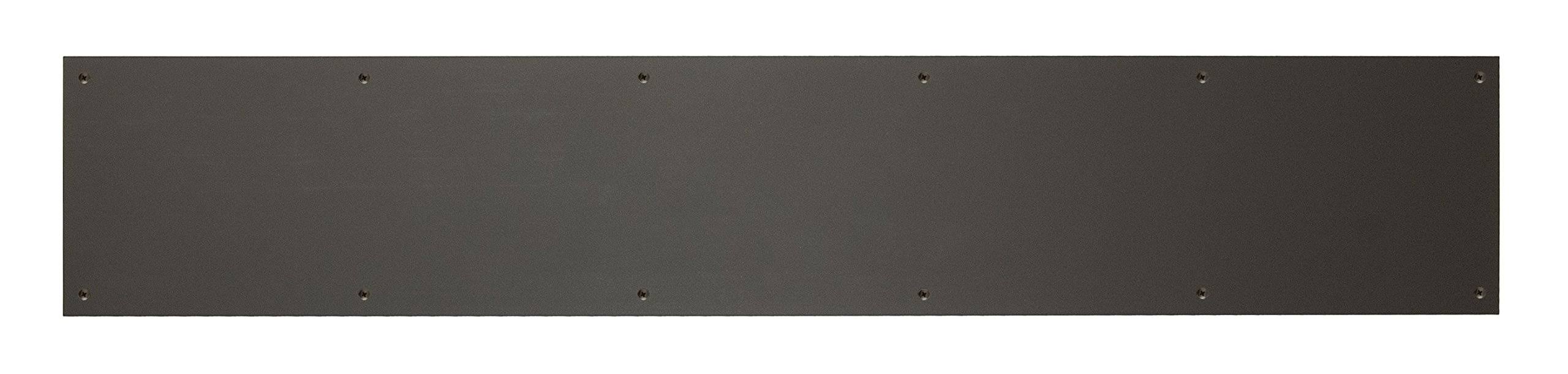 Brass Accents A09-P0640-613KP Oil Rubbed Bronze 6x22 x 40x22 Kick Plate Powder Coated Screw Mount