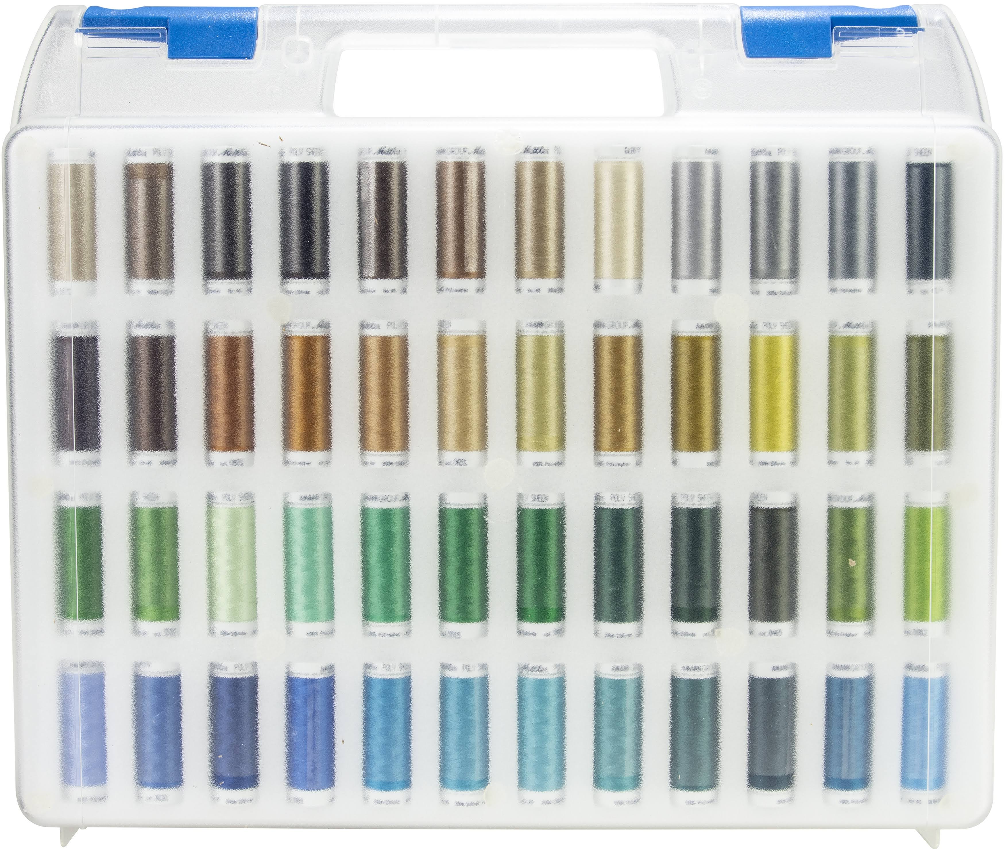 Mettler Poly Sheen Thread Case w/96 Spools