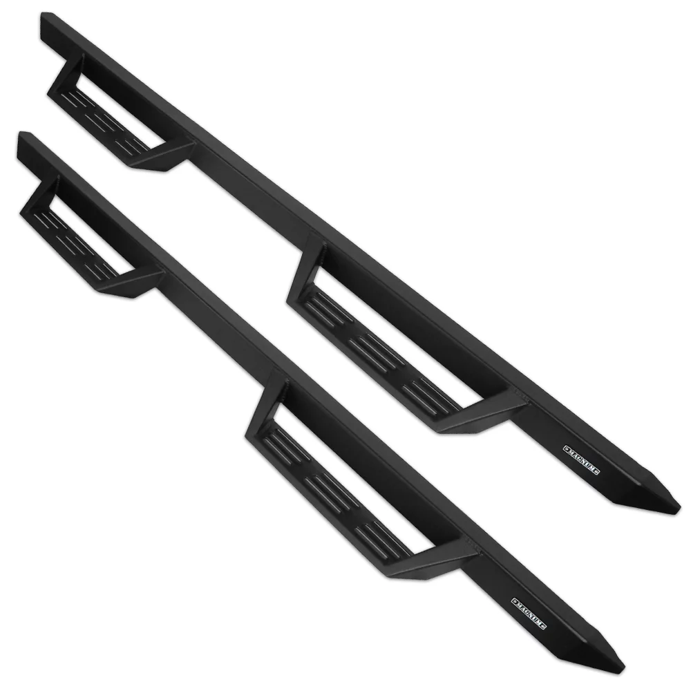Magnum RT Gen 2 Steps Black Textured Alloy Steel - 07-21 Toyota Tundra CrewMax Cab