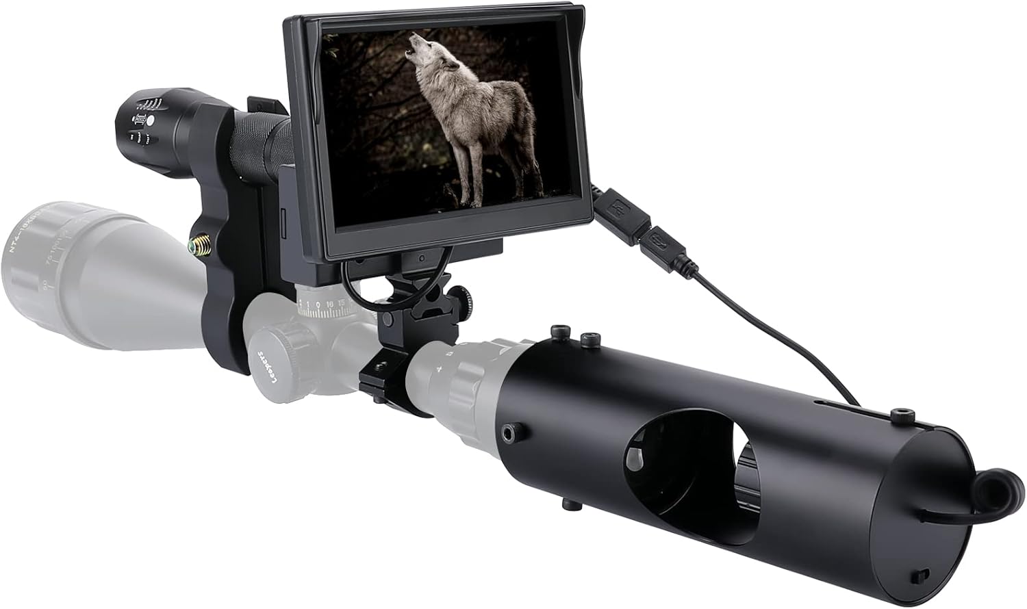 BHNDOING DIY Night Vision Scope for riflescopes, FCC Certified