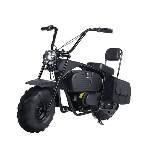 Track Seven 36V Electric Mini Dirt Bike, 1000W Motor Powered Motorcycle, 14.5" Tires, Up to 22 MPH, 2 Hanging Bags, Supports Up to 185 lbs