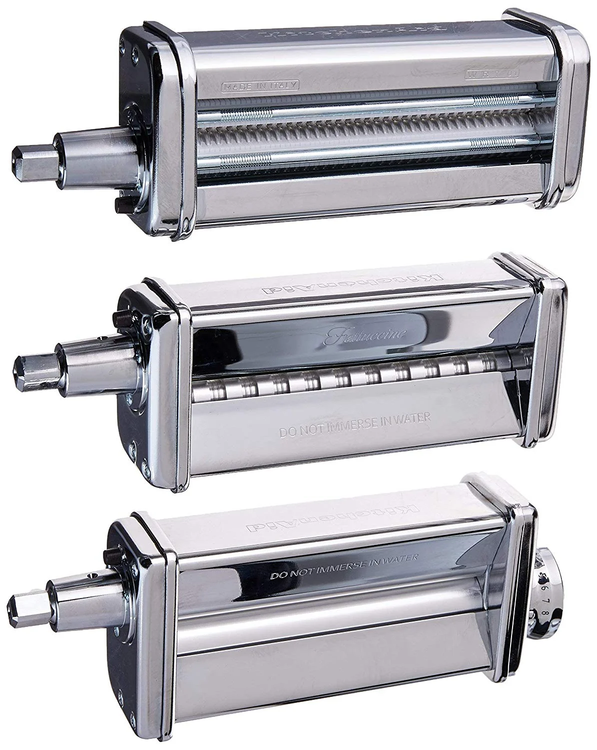 Kitchenaid KPRA Pasta Roller and cutter for Spaghetti and Fettuccine (CERTIFIED REFURBISHED)