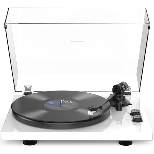 Turntables Record Player Wireless Output Connectivity Vinyl Player Iron Plate Belt-Drive Turn tables 33&45 RPM Speed Phono Line Output USB Digital to