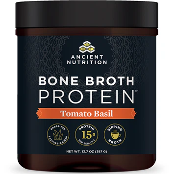 Bone Broth Protein - Tomato Basil 13.7 oz by Ancient Nutrition - Kansas Nuitrition - HNZSDS