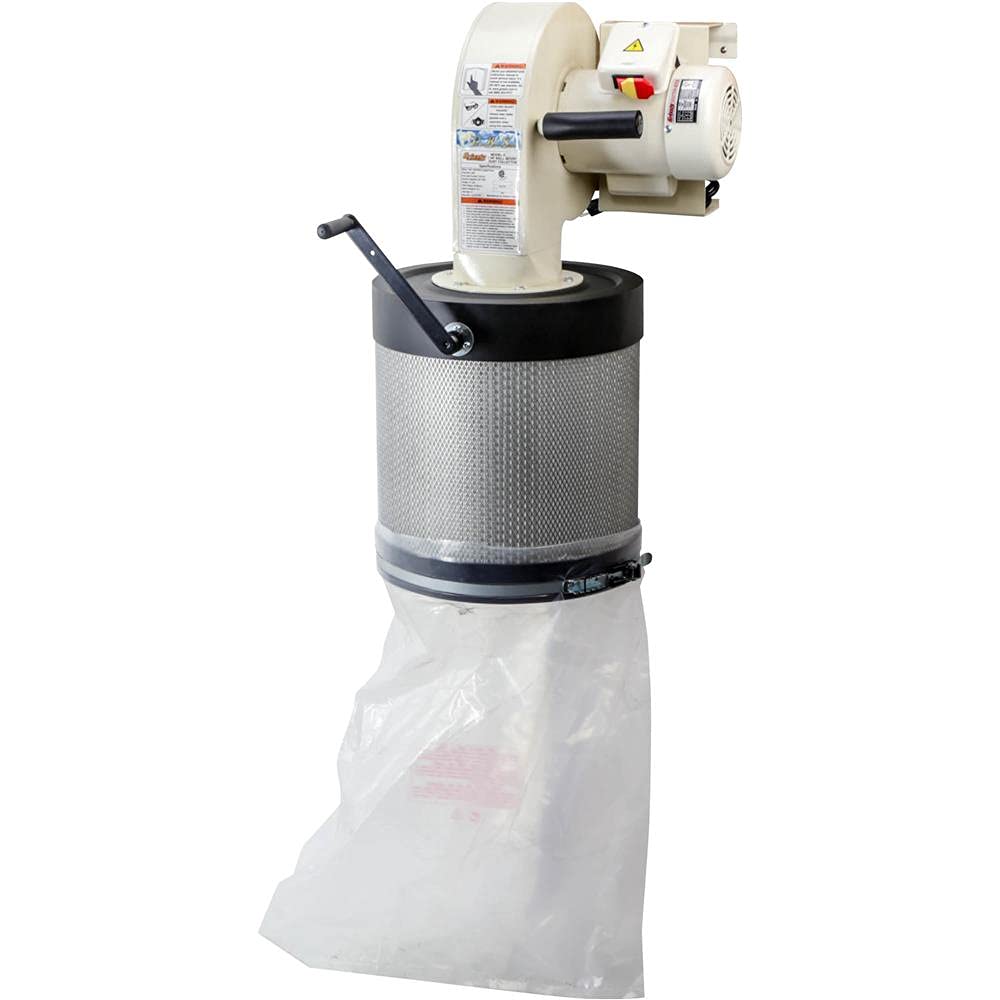 Grizzly Industrial G0785-1 HP Wall-Mount Dust Collector with Canister Filter - Smart Home Appliances