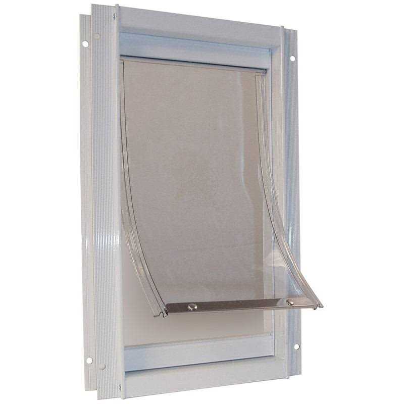 Ideal Pet Products Deluxe White Aluminum Pet Door - Pet Supplies online store