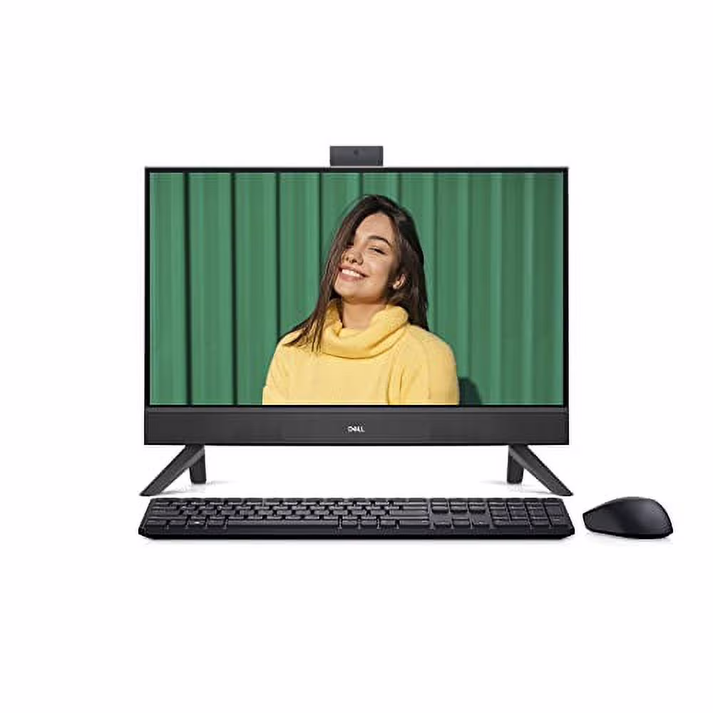 Dell Inspiron 24 Inch All-in-One Computer, Windows 11 Home, AMD Ryzen 5 5625U, AMD Radeon Graphics, 8GB DDR4 RAM, 256GB SSD, FHD (1920 x 1080)