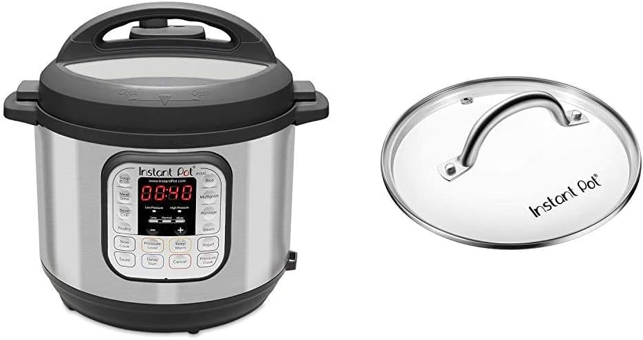 Instant Pot Duo 7-in-1 Electric Pressure Cooker, Sterilizer, Slow Cooker, Rice Cooker, Steamer, Saute, Yogurt Maker, and Warmer, 8 Quart