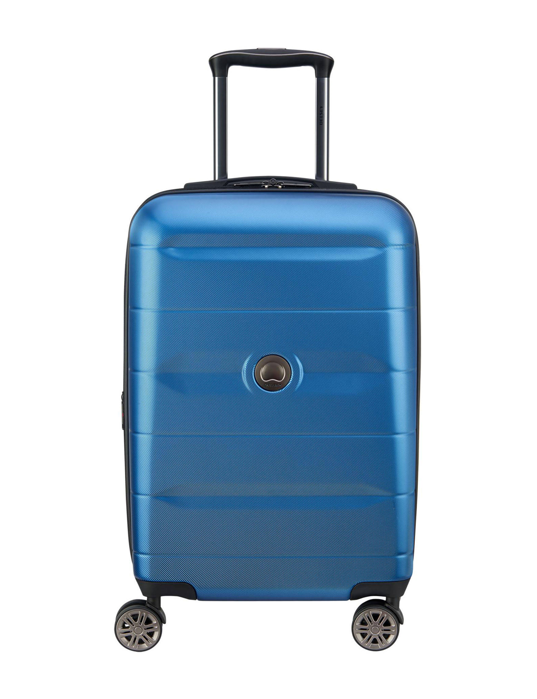 Delsey Comete 2.0 Expandable Spinner Carry-On Steel Blue