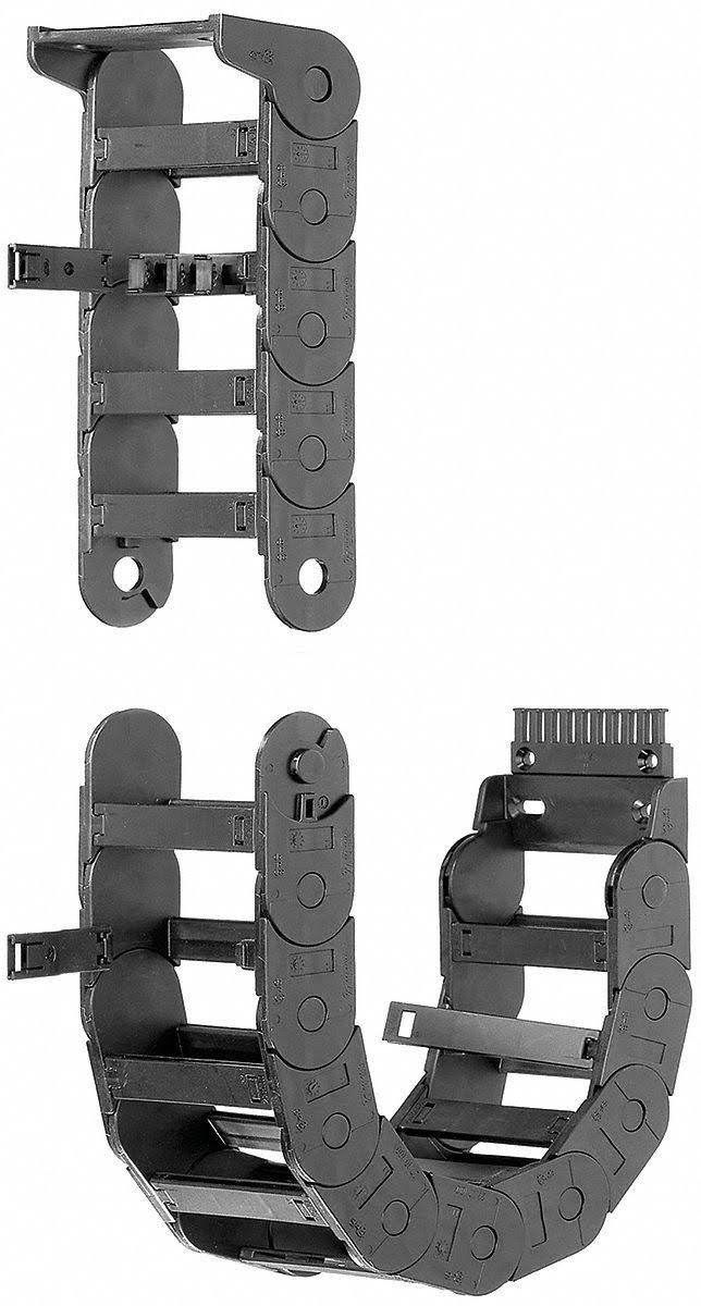 Igus 27-10-100-0-4 Cable Carrier,Med,Open,OW4.57In / 116mm