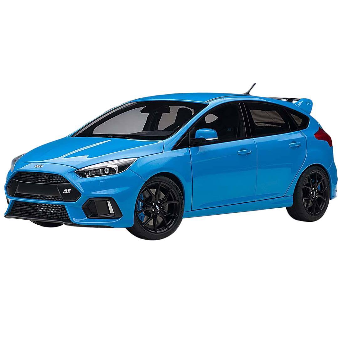 2016 Ford Focus RS Nitrous Blue Metallic 1/18 Model Car by AUTOart