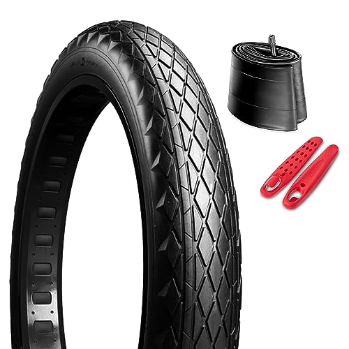 HEB POWERSCAPE 26x4in Fat Tire + Tubes for Ebike MTB, Heavy Duty High-Performance Puncture Resistant E-Bike Mountain Bike Tire