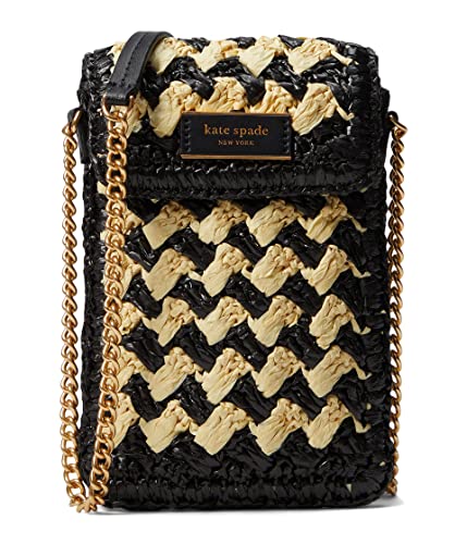 Kate Spade New York Summer Crossbody Striped Crochet North/South Phone Crossbody