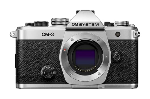 OM System Om-3 Mirrorless Micro Four Thirds Lens System Camera with Backside-Illuminated Stacked Live MOS Sensor and Built-in 5-Axis Sensor-Shift