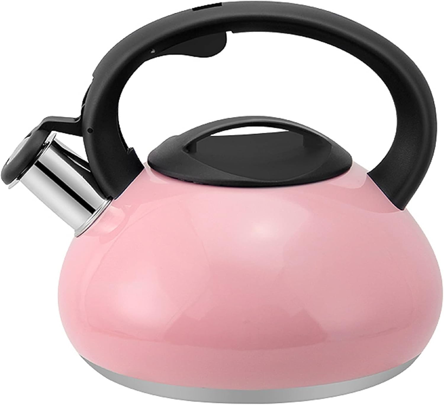 Elegant Design Stainless Steel Whistling Kettle Water Tea Kettle 2.5L Capacity Stove Top Teapot Pot
