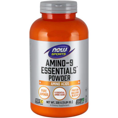 Now Foods Amino-9 Essentials Powder 330g (Sports) - Kansas Nuitrition - HNZSDS