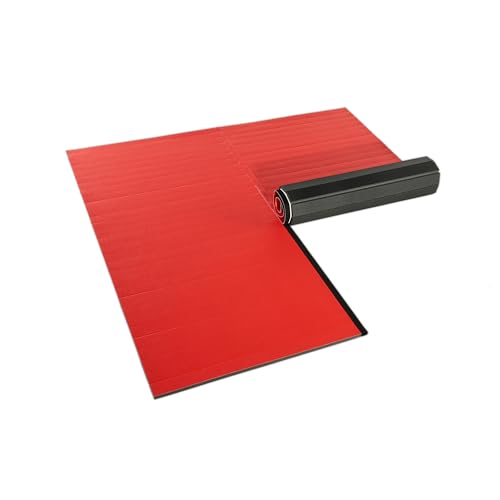 Dollamur 10’x10’x1.25” Wrestling Mat, Black, Home Workouts, Exercise, FLEXI-Connect®