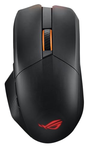 ASUS ROG Spatha X Wireless Gaming Mouse (Magnetic Charging Stand, 12 Programmable Buttons, 19,000 DPI, Push-fit Hot Swap Switch Sockets