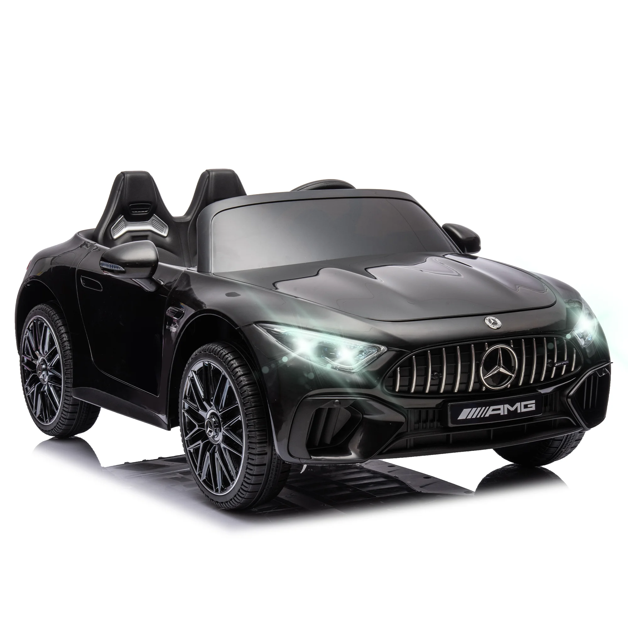 24V Mercedes-Benz SL63 Electric Car for Kids w/18.11" Extra Wide Seat, 24V Ride on Car w/Parent Remote Control and 2×200W Powerful Engine