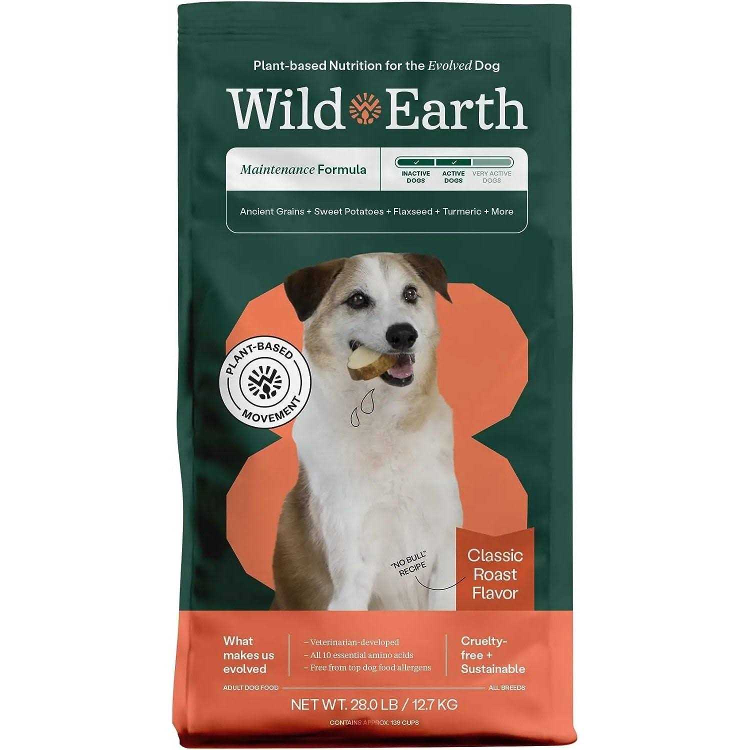 Wild Earth Golden Rotisserie Flavor Maintenance Formula Dry Dog Food - Pet Supplies online store