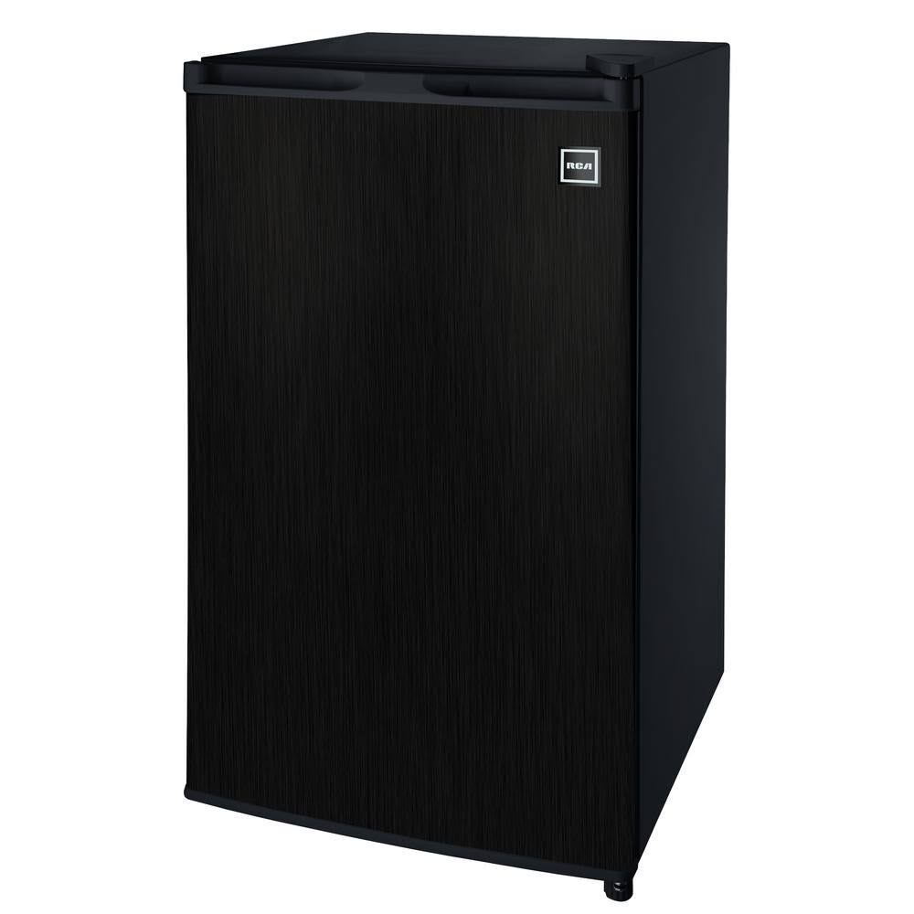 RCA 3.2 Cu. ft. Mini Fridge in Black Stainless Steel - Megean