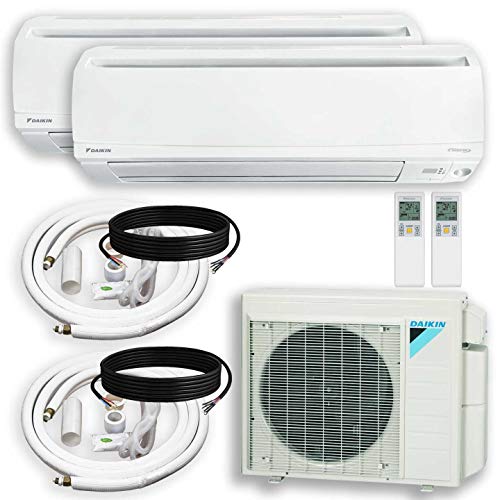 Air Conditioner Heat Pump + Maxwell 15 ft. Installation Kit + Wall