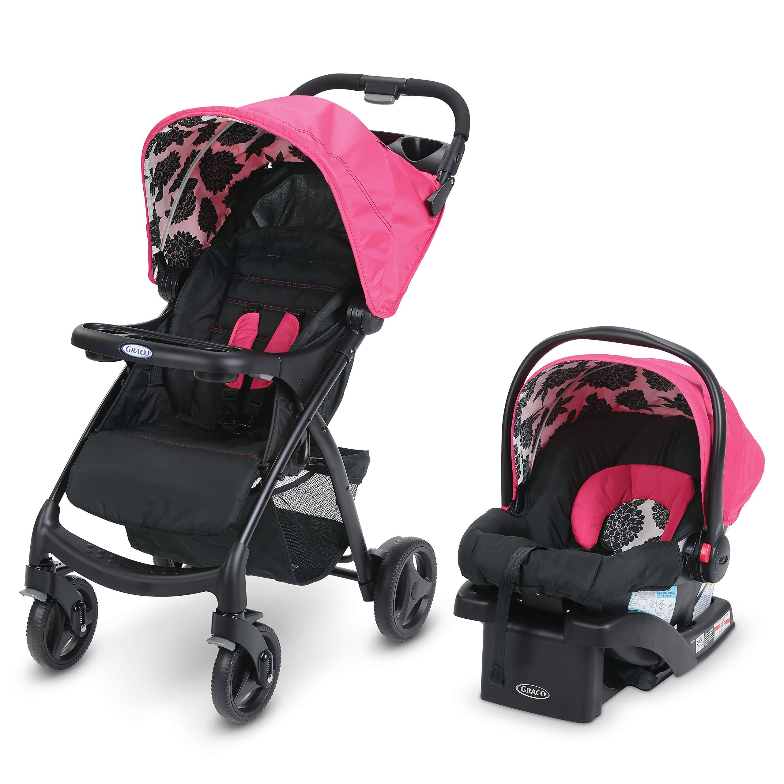 Graco Baby Verb Click Connect Travel System - Azalea - Megean