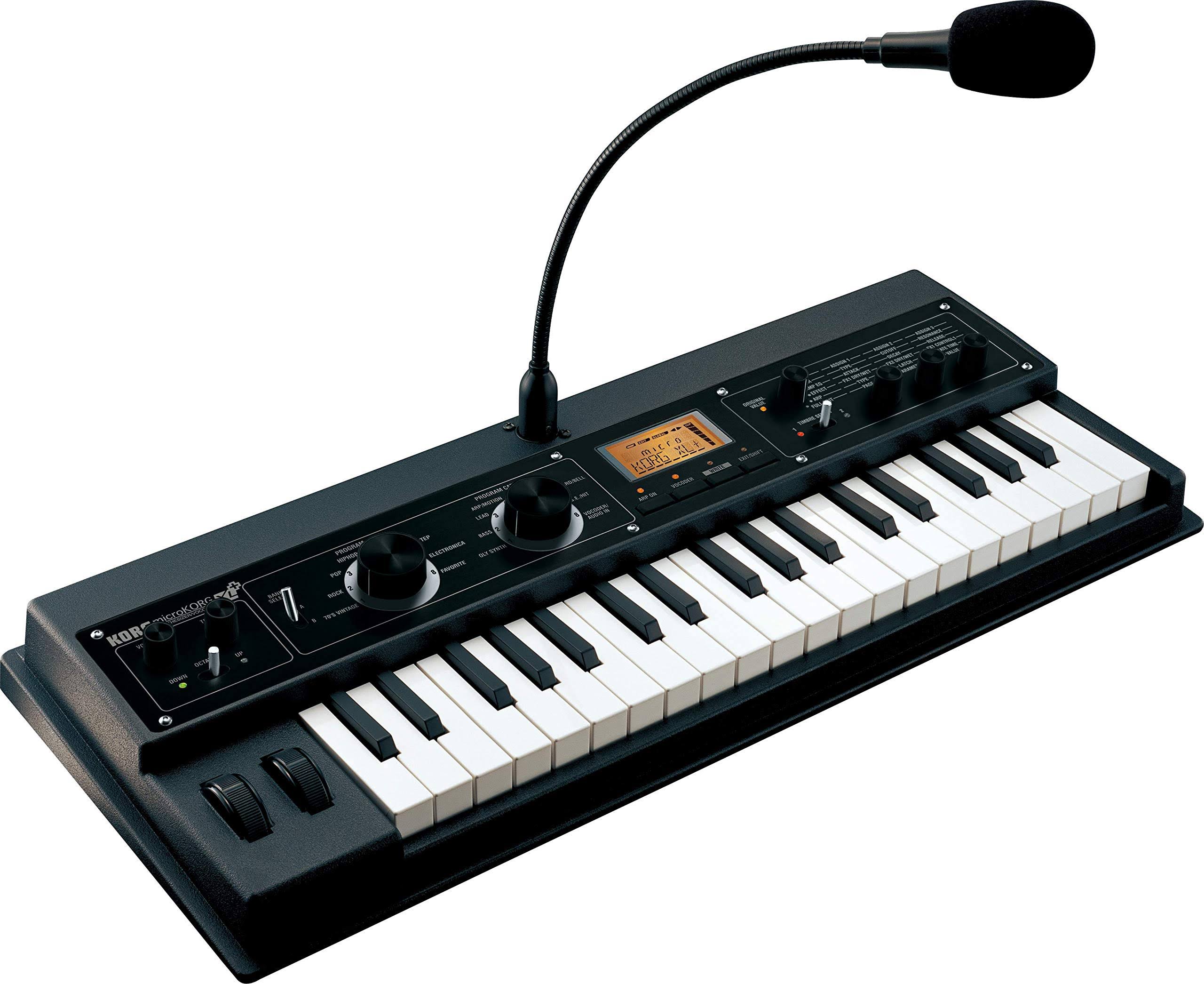 Korg MicroKORG XL+ 37-Key Synthesizer/Vocoder, Black - Megean