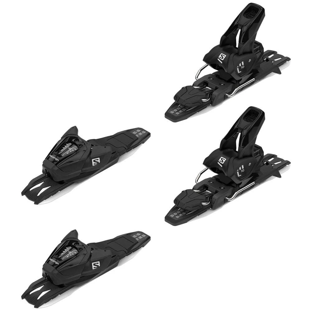 Salomon L10 GW Ski Bindings 2020-80mm/Black-White