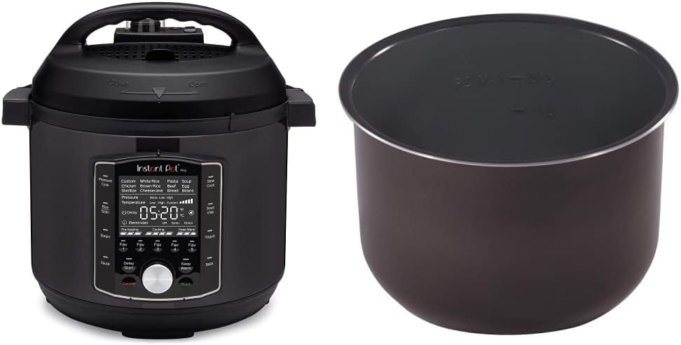 Instant Pot Pro 10-in-1 Pressure Cooker, Slow Cooker, Rice/Grain Cooker, Steamer, Saute, Sous Vide, Yogurt Maker, Sterilizer, and Warmer